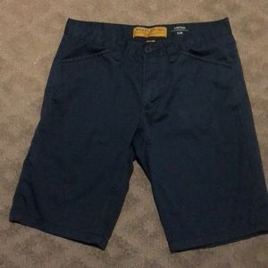 Stapleford Vintage Slim Navy Shorts 31